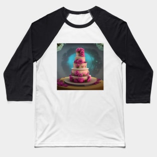 Rose Cake Baseball T-Shirt